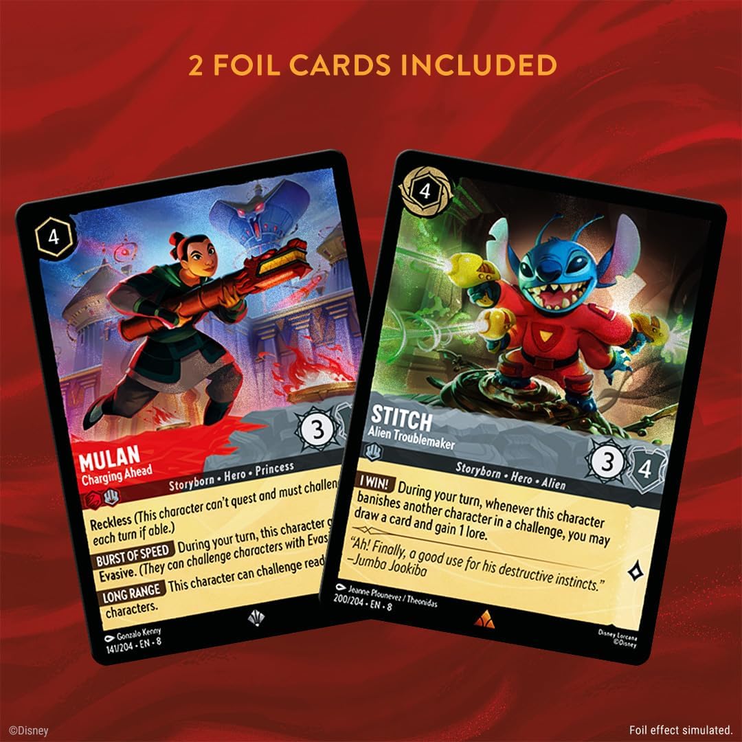 Disney Lorcana Trading Card Game - Reign of Jafar Starter Deck - Set 8