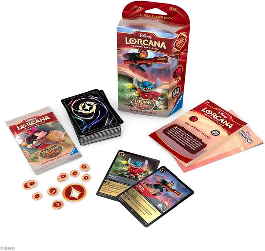Disney Lorcana Trading Card Game - Reign of Jafar Starter Deck - Set 8