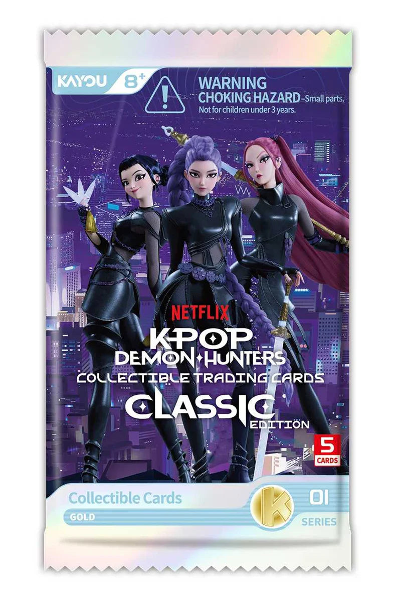 K-Pop Demon Hunters Collectible Trading Cards Classic Edition Box