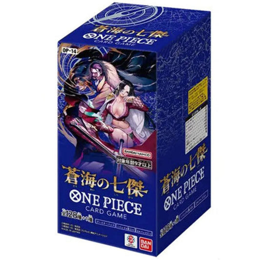 One Piece OP-14 The Azure Sea's Seven Booster Box - Japanese-0