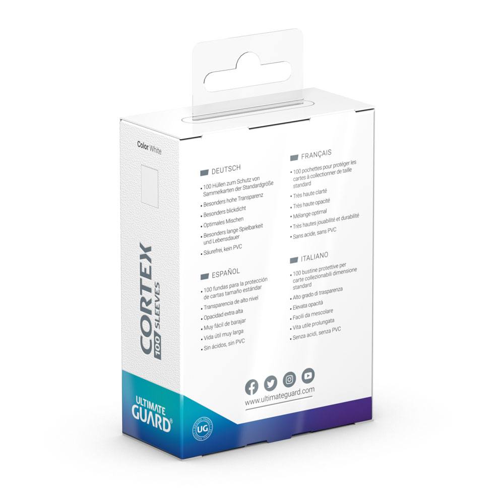 Ultimate Guard Cortex Sleeves Standard Size White (100)-3